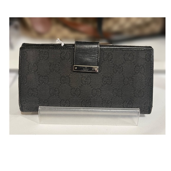 Gucci denim long wallet! - Picture 1 of 3